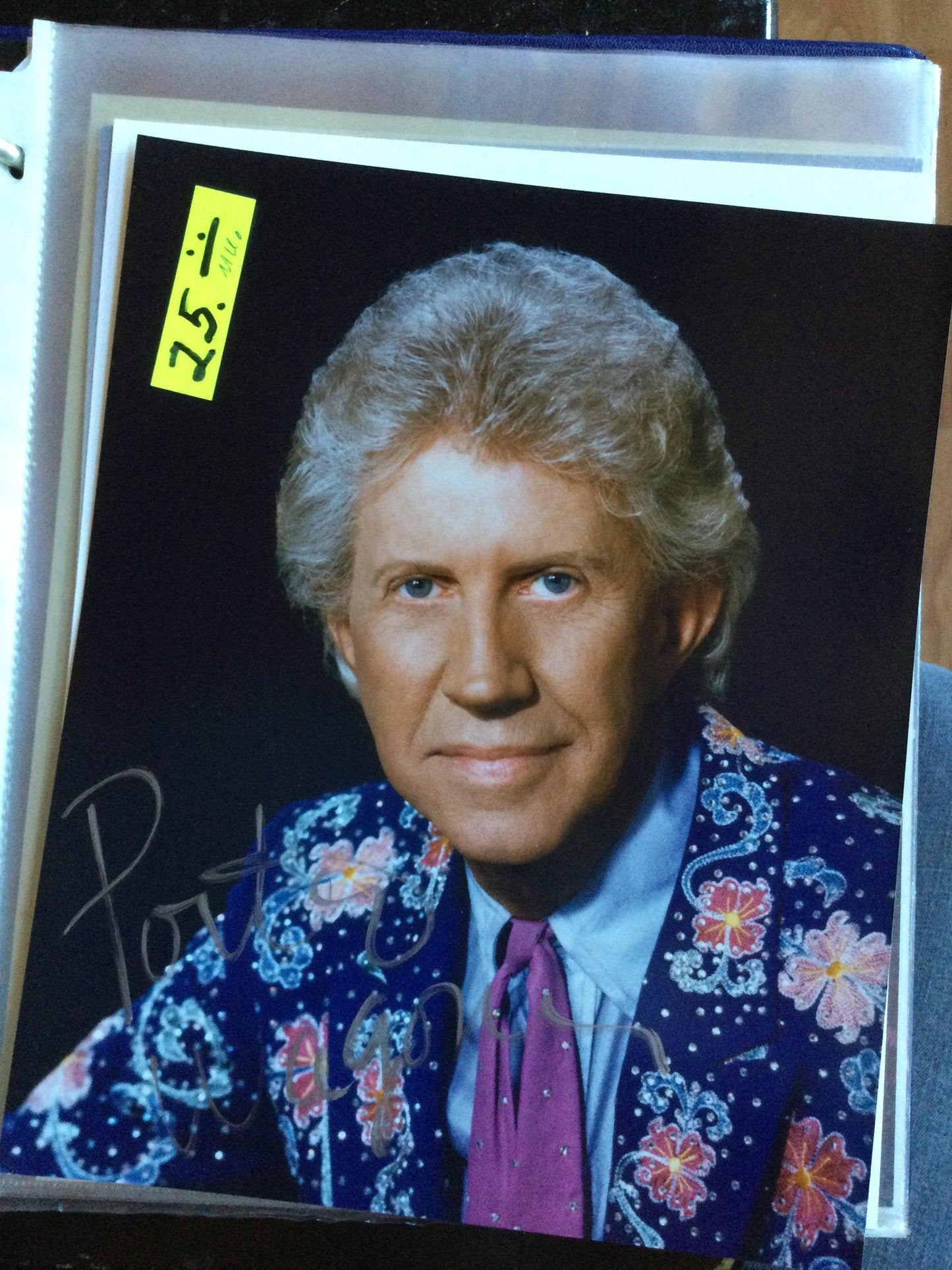 PORTER WAGONER, autograph
