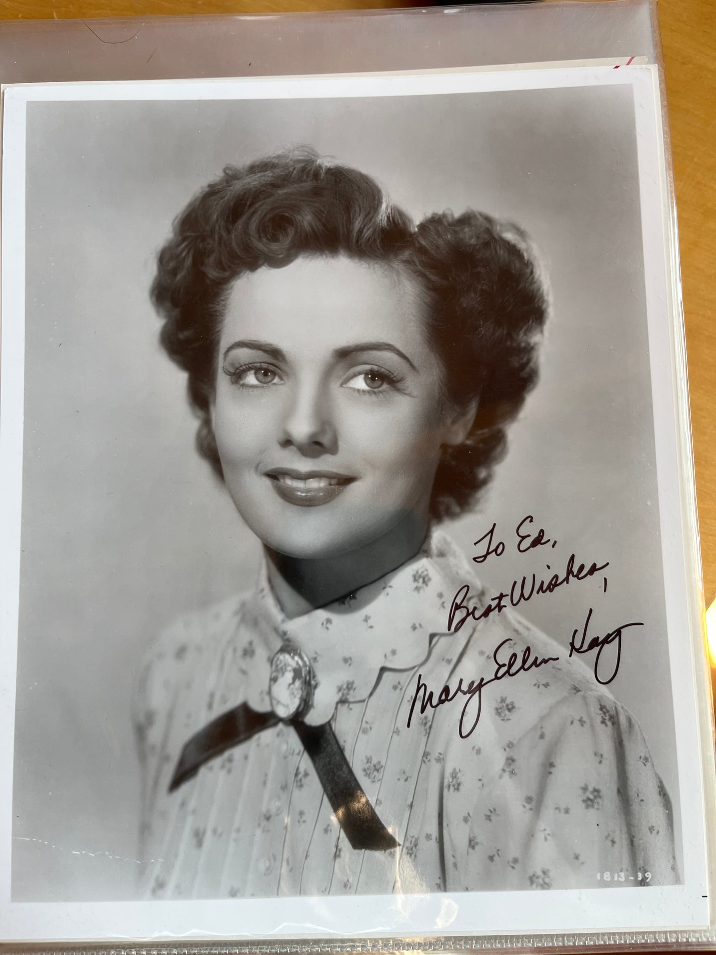 MARY ELLEN KAY, actress, autograph