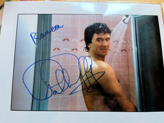 Patrick Duffy from DALLAS, famous shower scene, autograph