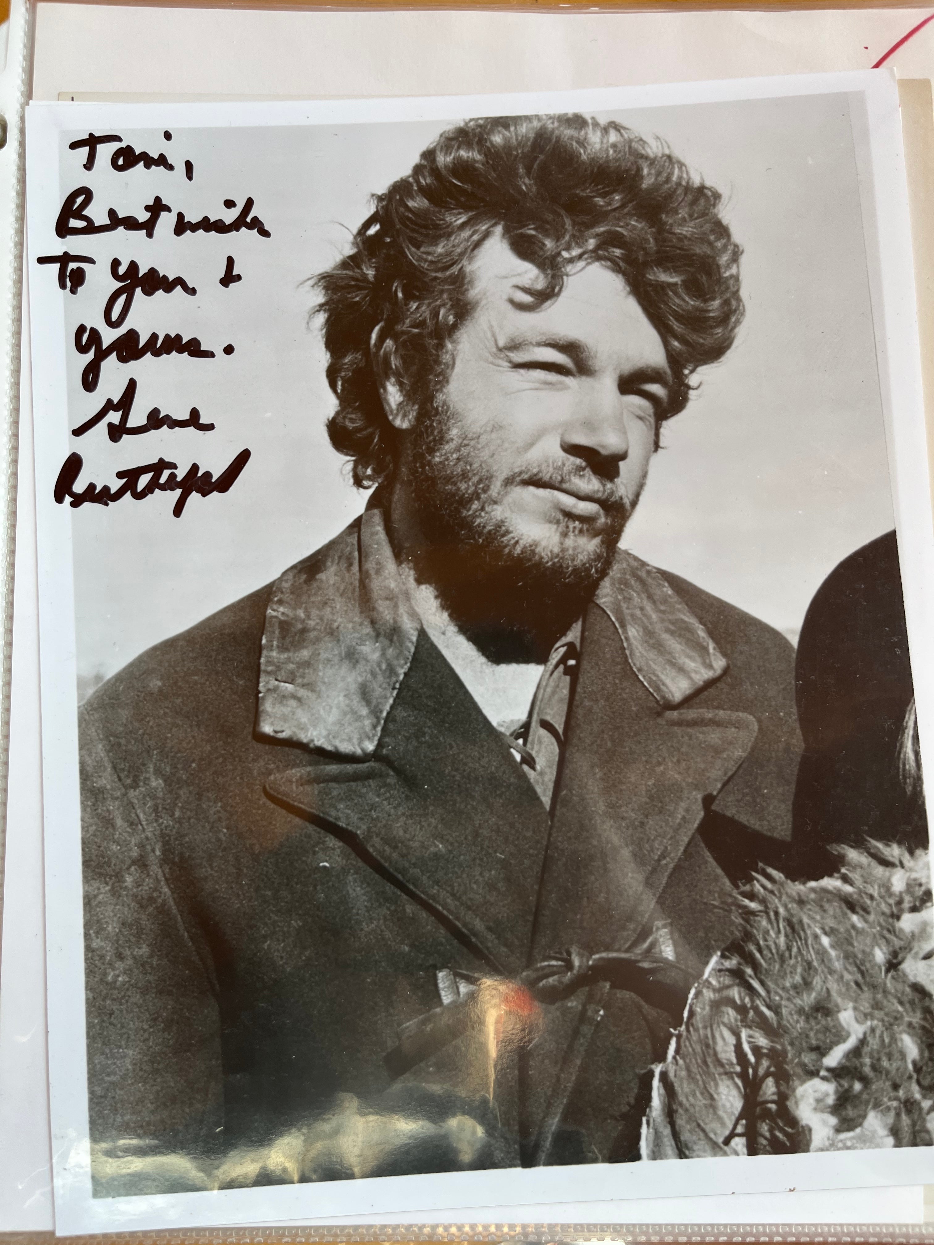 GENE RUTHERFORD, actor, autograph – Williamsburg Nostalgia Fest