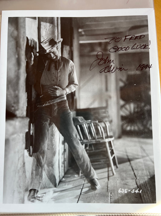 JOHN ALVIN, autograph