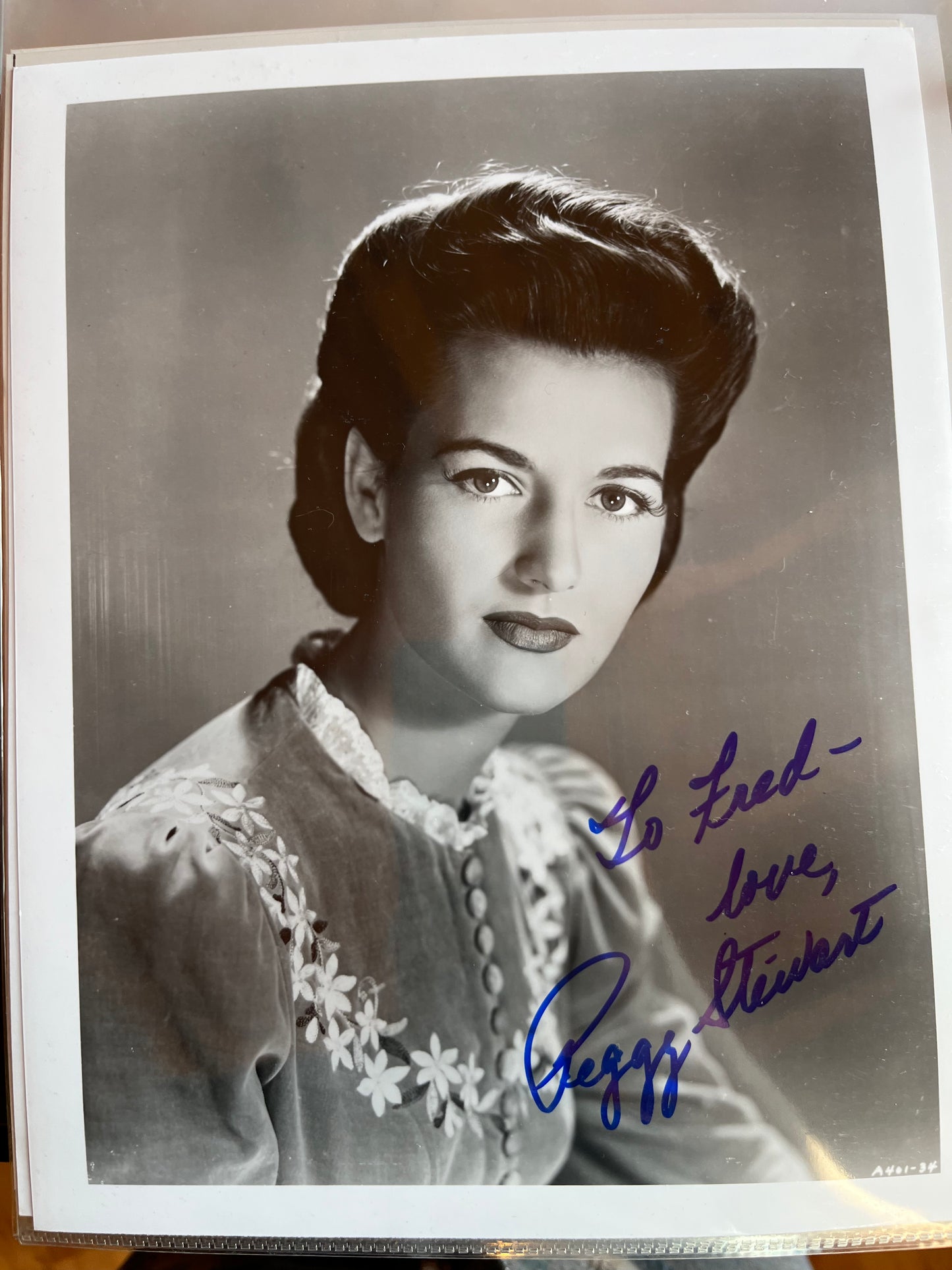 PEGGY STEWART, cowgirl actress, autograph