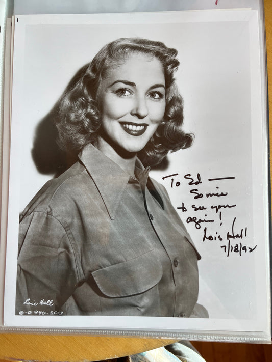 LOIS HALL, Daughter of the Jungle (1949), autograph