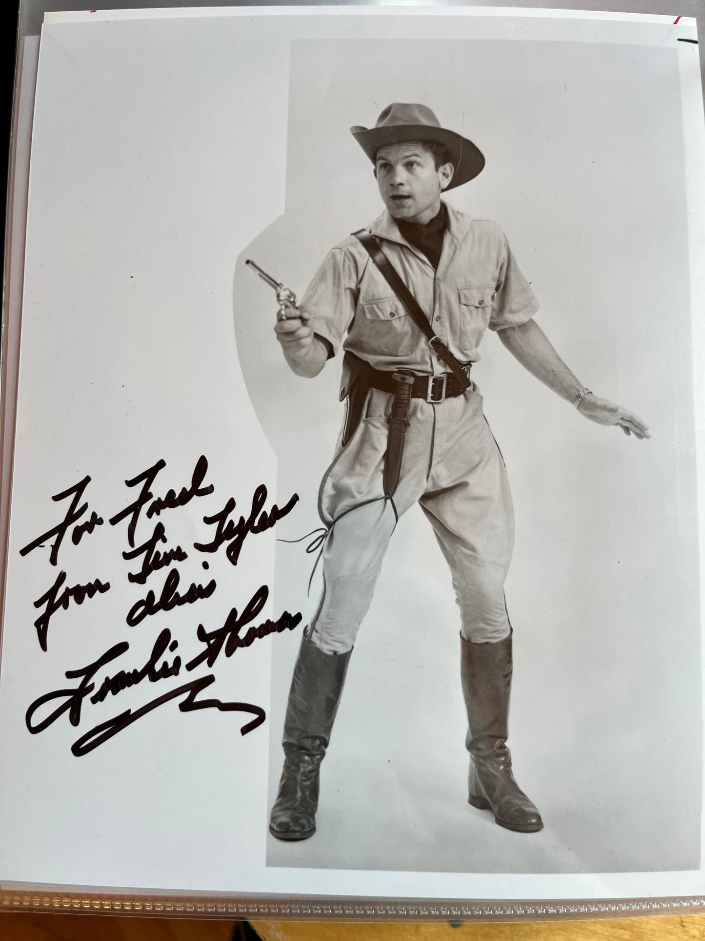 FRANKIE THOMAS, actor, autograph