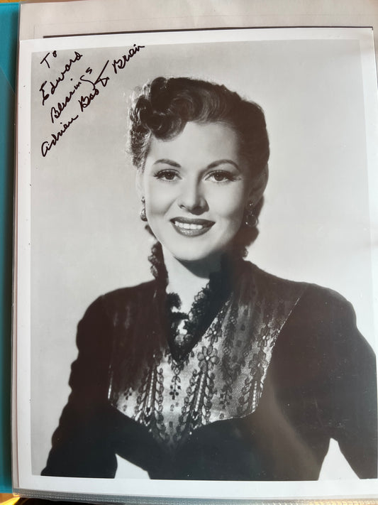 ADRIAN BOOTH, serial and cowboy star, autograph