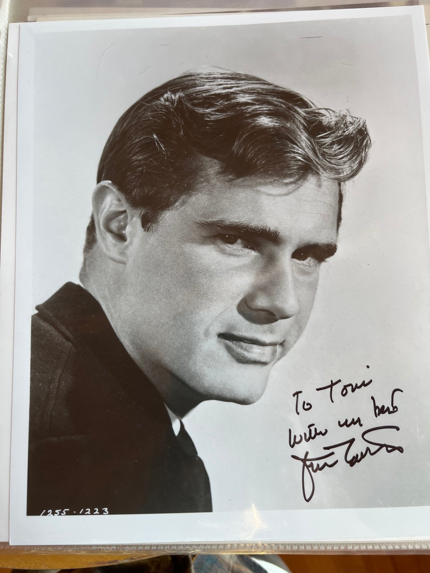 JOHN LUPTON, actor, autograph