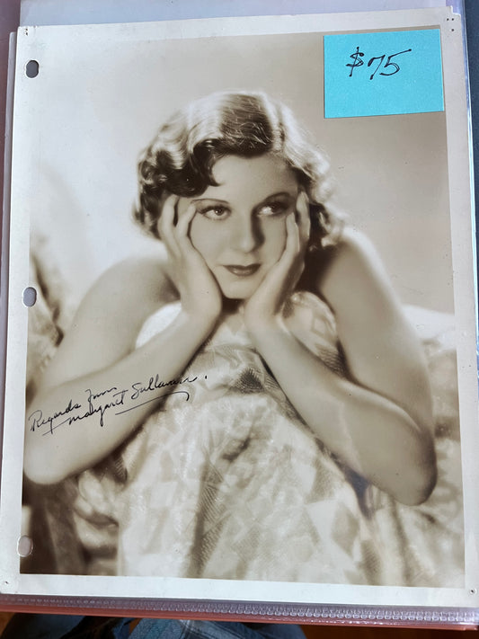 MARGARET SULLIVAN, actress, autograph