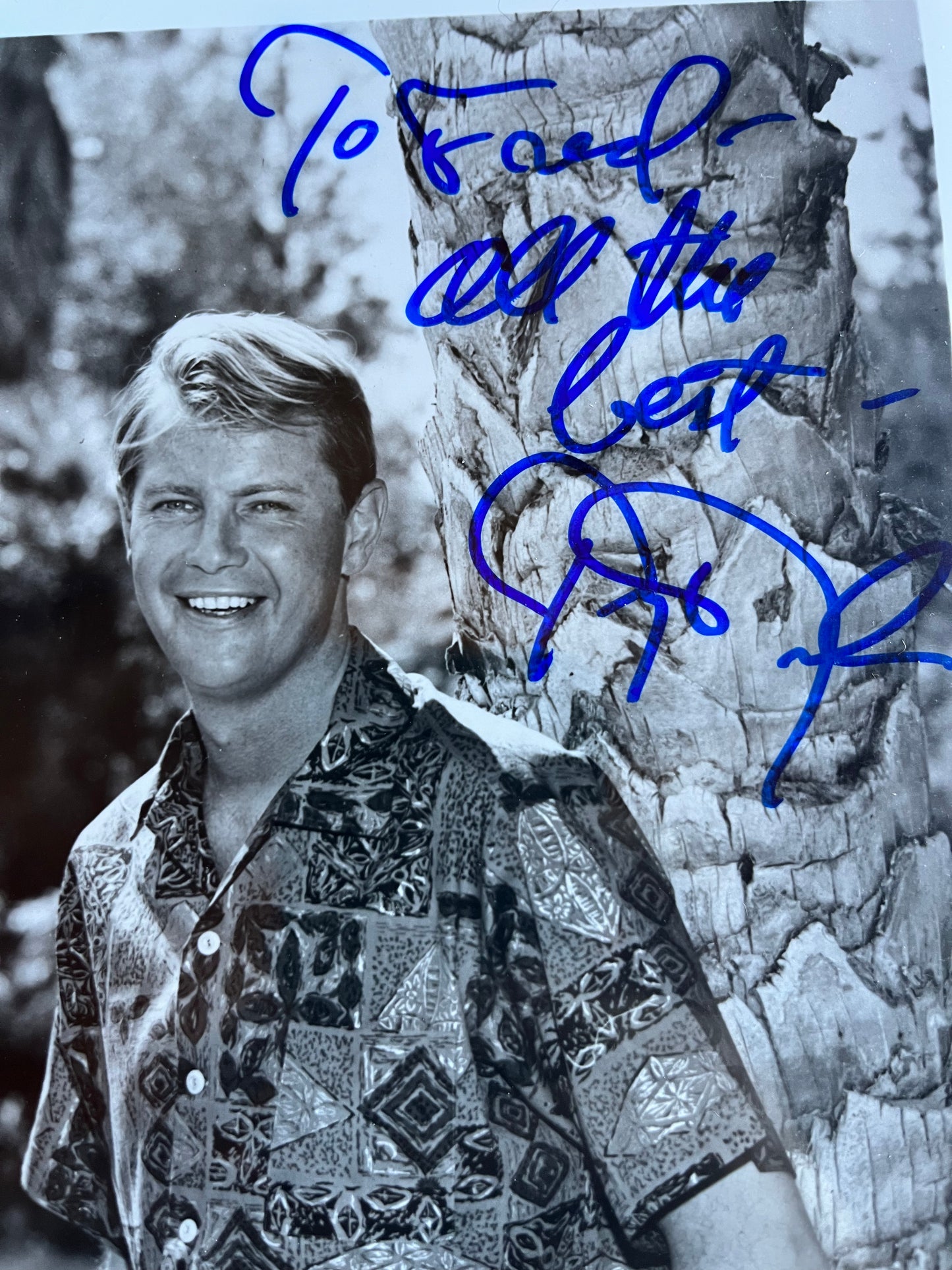TROY DONAHUE, actor, autograph