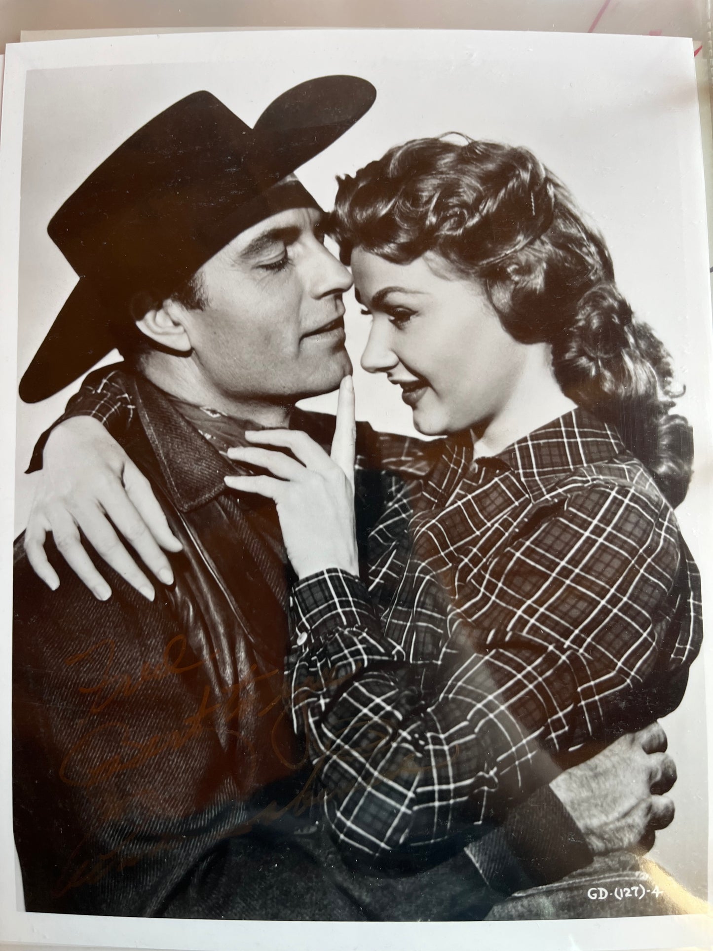 ANN ROBINSON in GUN DUEL IN DURANGO (1957), autograph