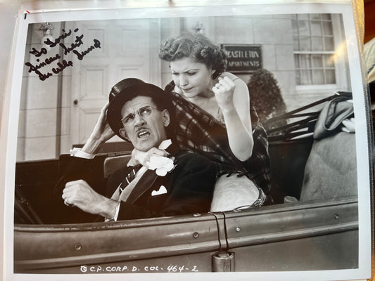 LUCILLE LUND, actress, autograph