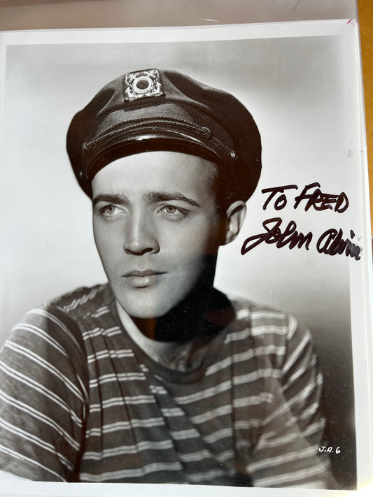 JOHN ALVIN, Destination Tokyo (1943) autograph