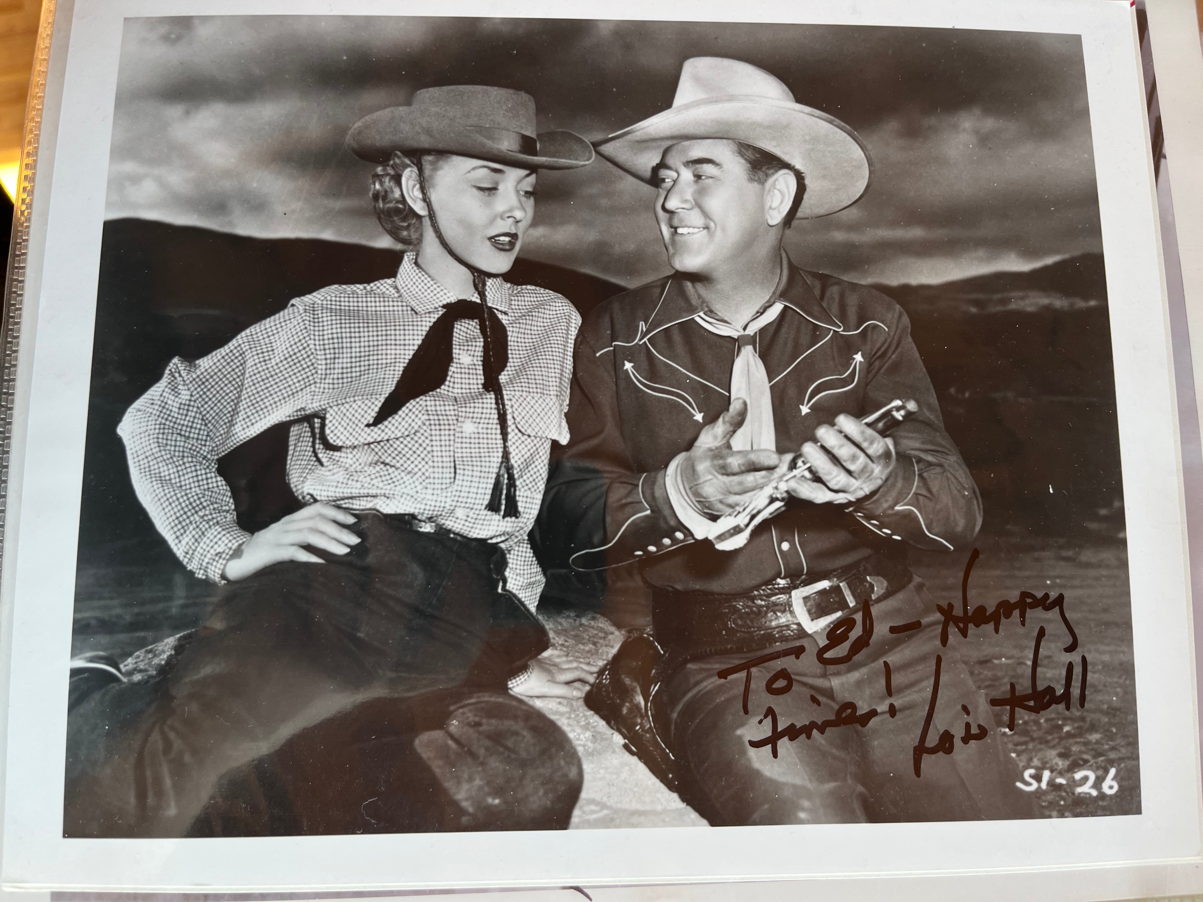 LOIS HALL, Texas City (1952), autograph – Williamsburg Nostalgia Fest