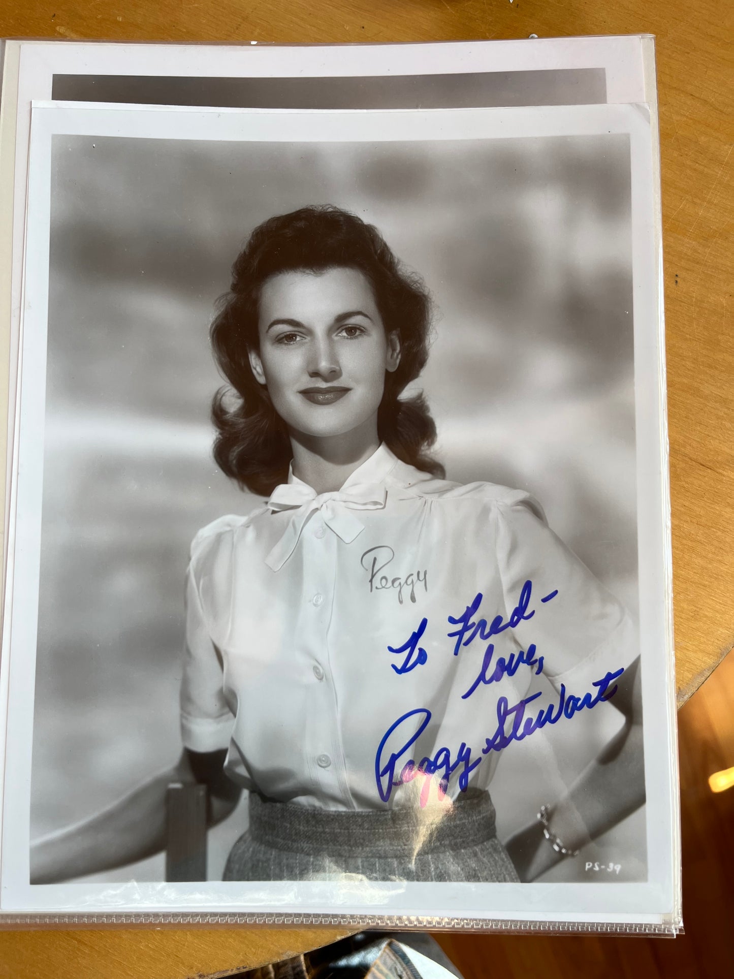 PEGGY STEWART, cowgirl actress, autograph
