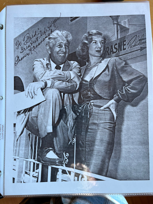 Frances Kavanaugh, Hollywood screenwriter, autograph