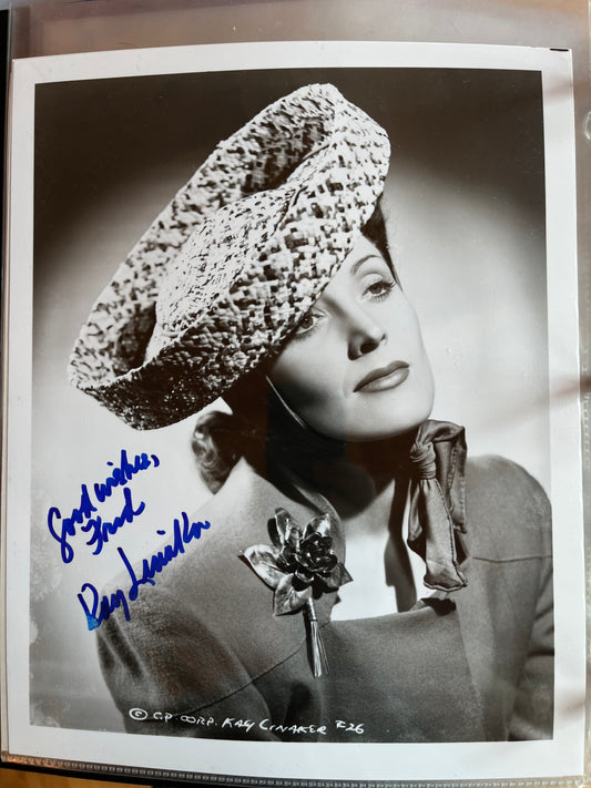 KAY LINAKER, actress, autograph