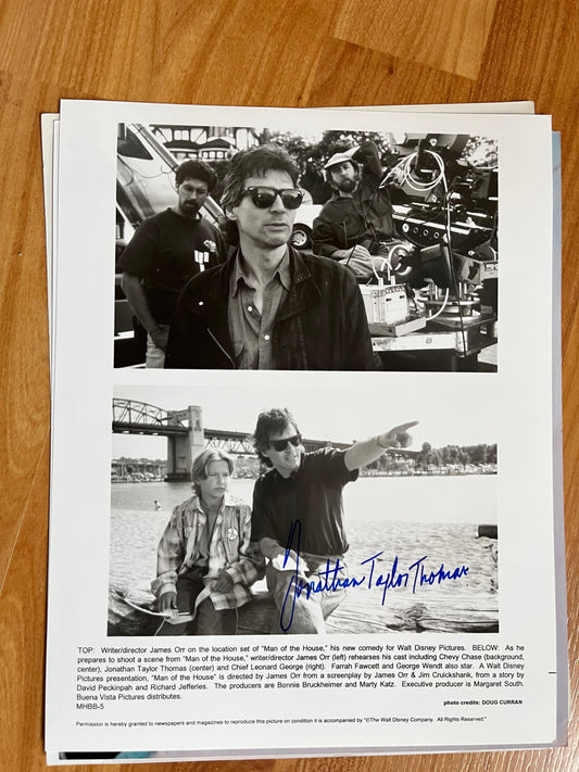 JONATHAN TAYLOR THOMAS, Man of the House, autograph