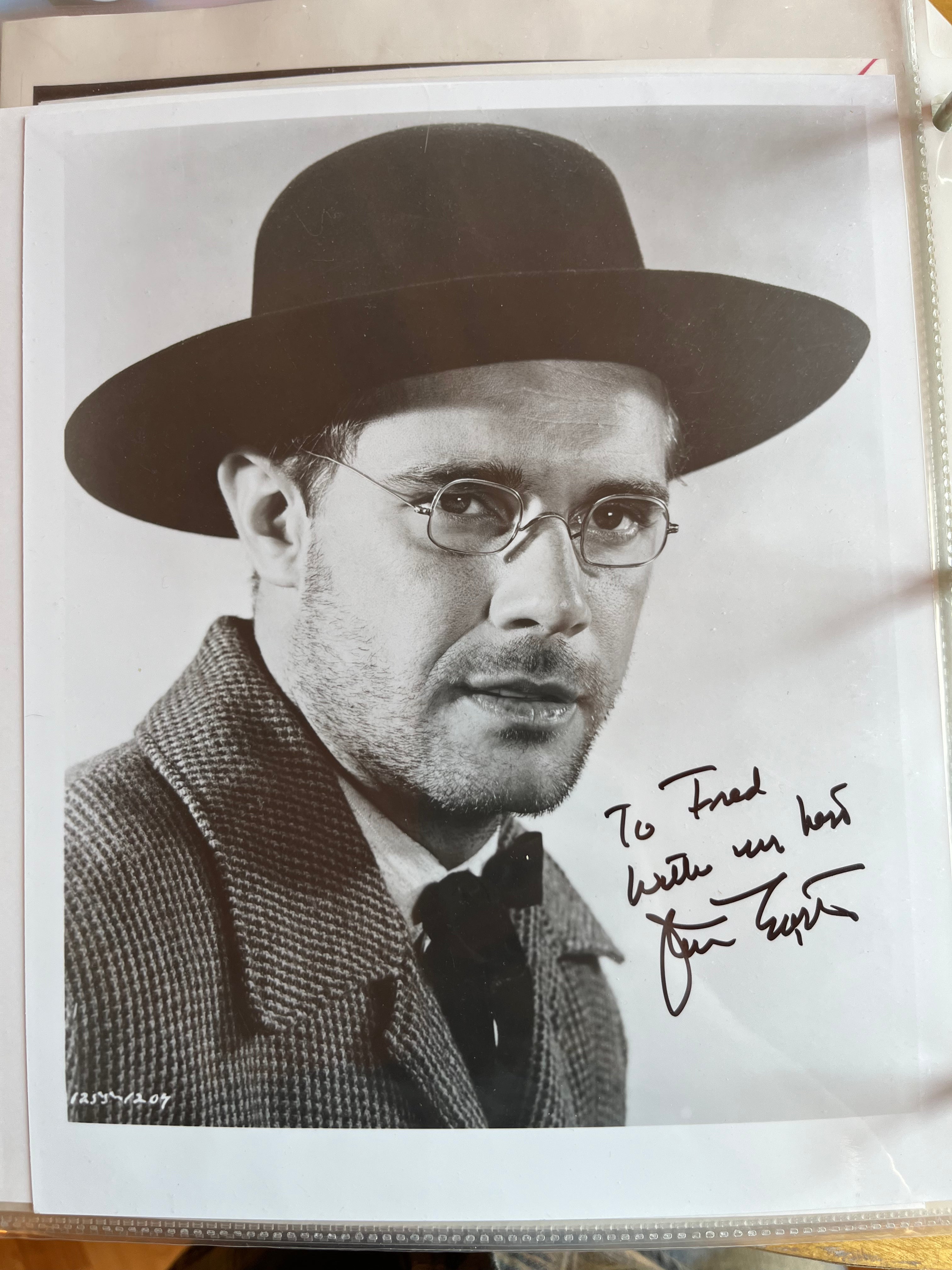 JOHN LUPTON, actor, autograph Williamsburg Nostalgia Fest