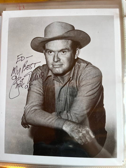 GENE EVANS, character actor, autograph
