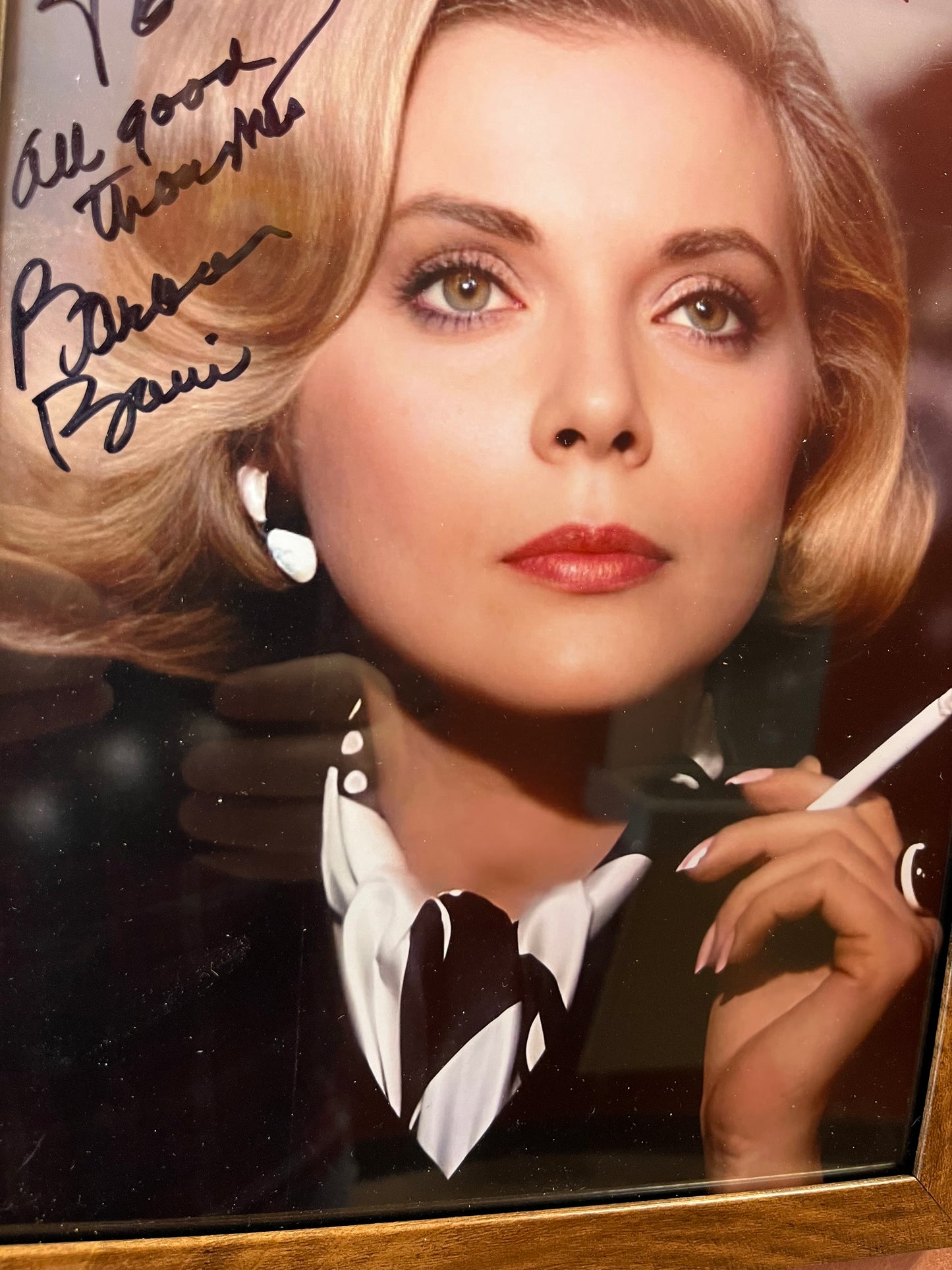 Baba Raban BARBARA BAIN Mission Impossible autograph from California trip, autogr ...