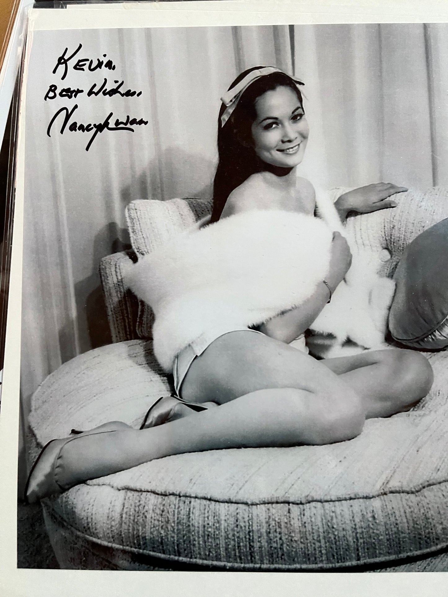 NANCY KWAN, Flower Drum Song, World of Suzie Wong, autograph