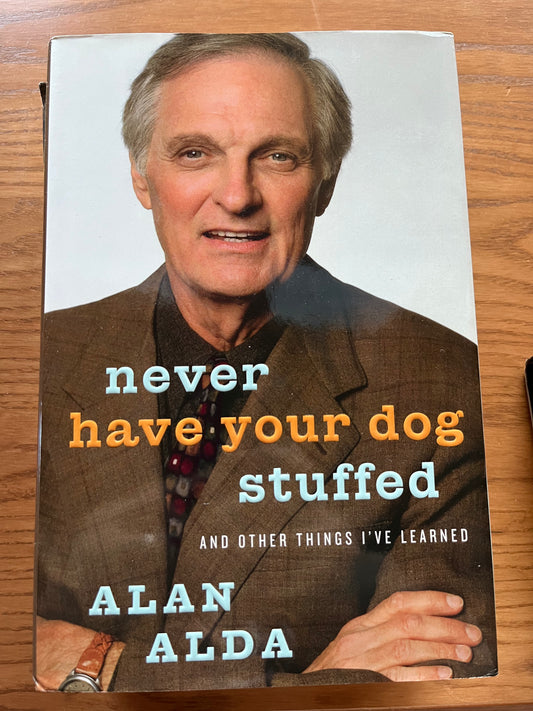 ALAN ALDA (autographed book)