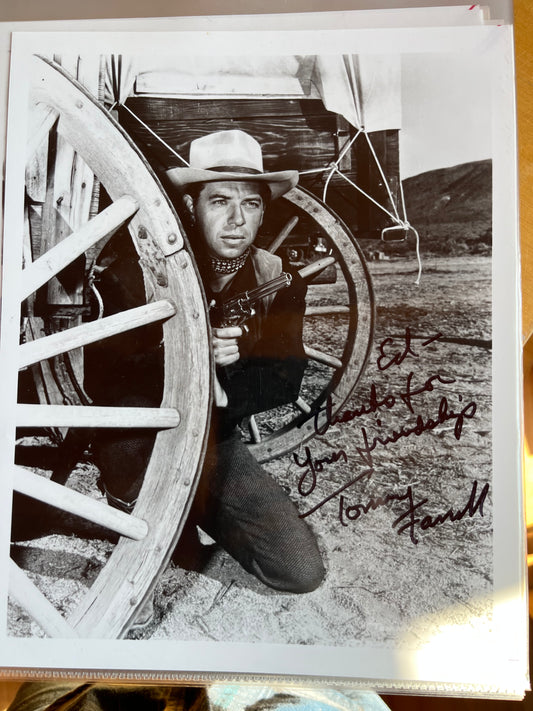 TOMMY FARRELL, character actor, autograph