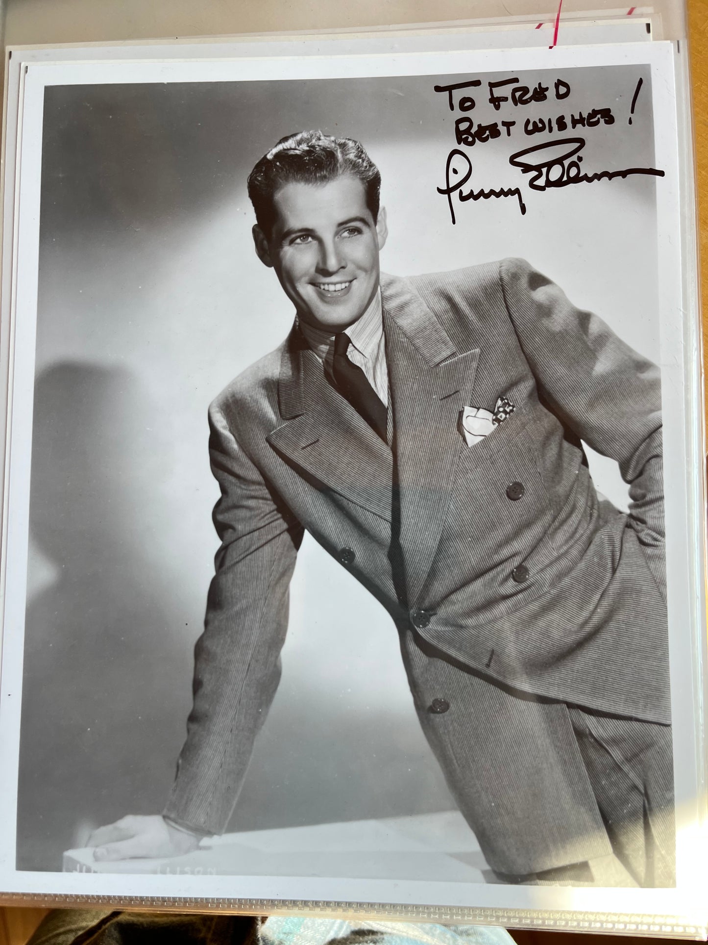 JIMMY ELLISON, actor, autograph