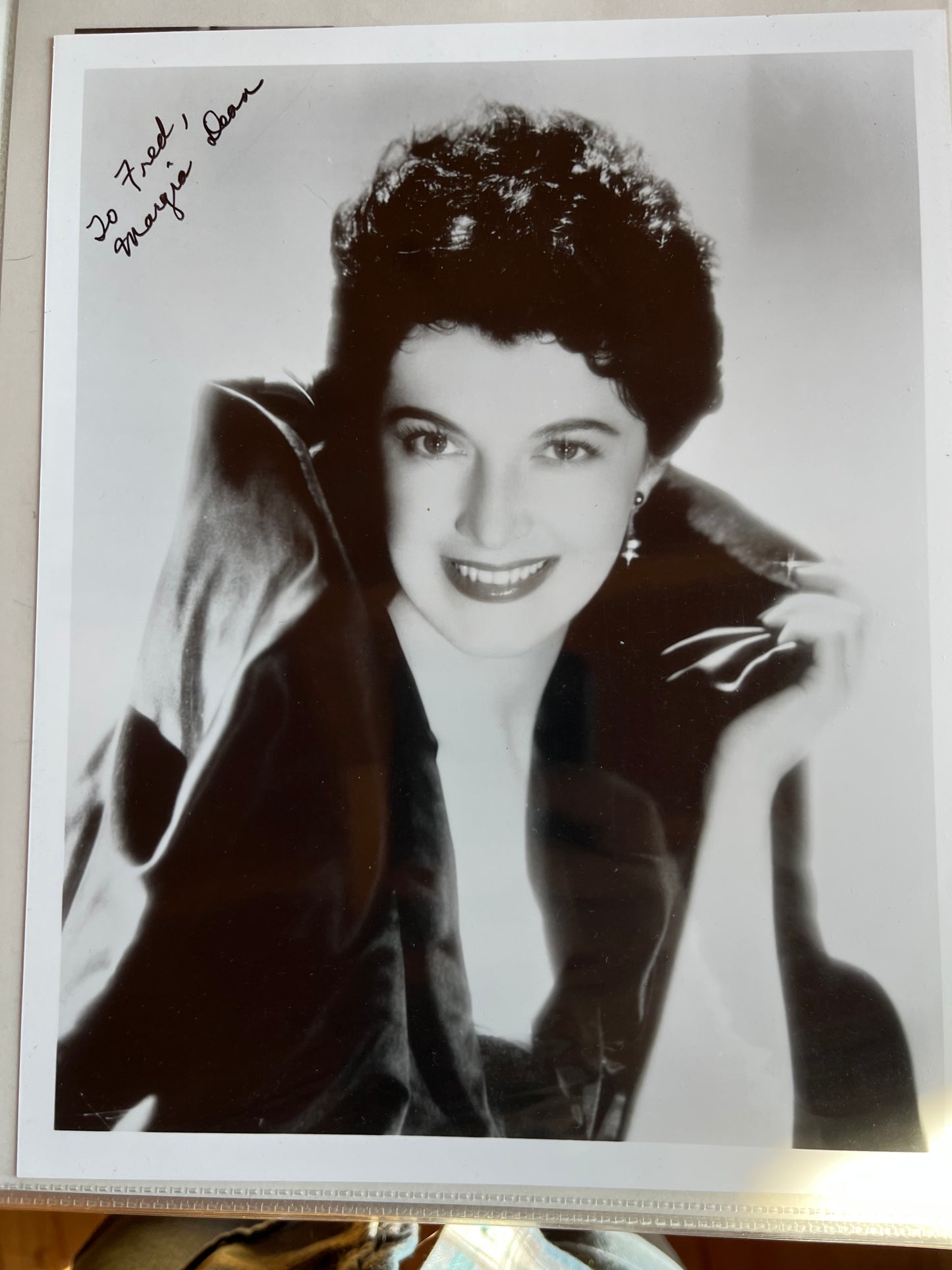 MARGIA DEAN, actress, autograph