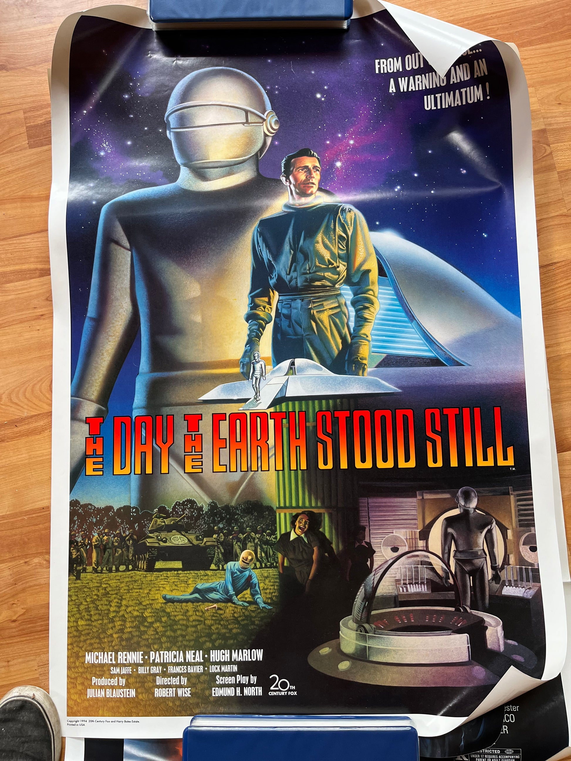 THE DAY THE EARTH STOOD STILL 1994 Limited Edition Poster the-day-the-earth-stood-still-1994-limited-edition-poster