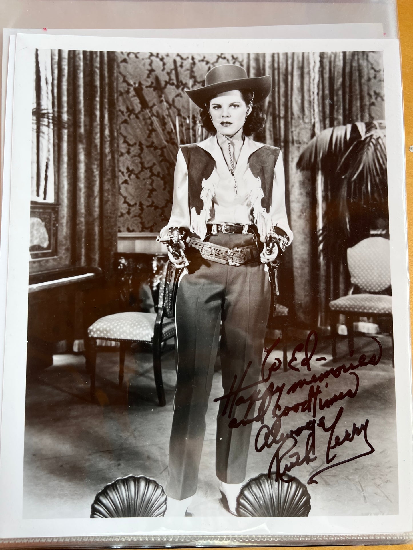 RUTH TERRY actress autograph Williamsburg Nostalgia Fest RUTH TERRY actress autograph Williamsburg Nostalgia Fest