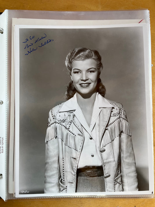 HELEN TALBOT, actress, autograph