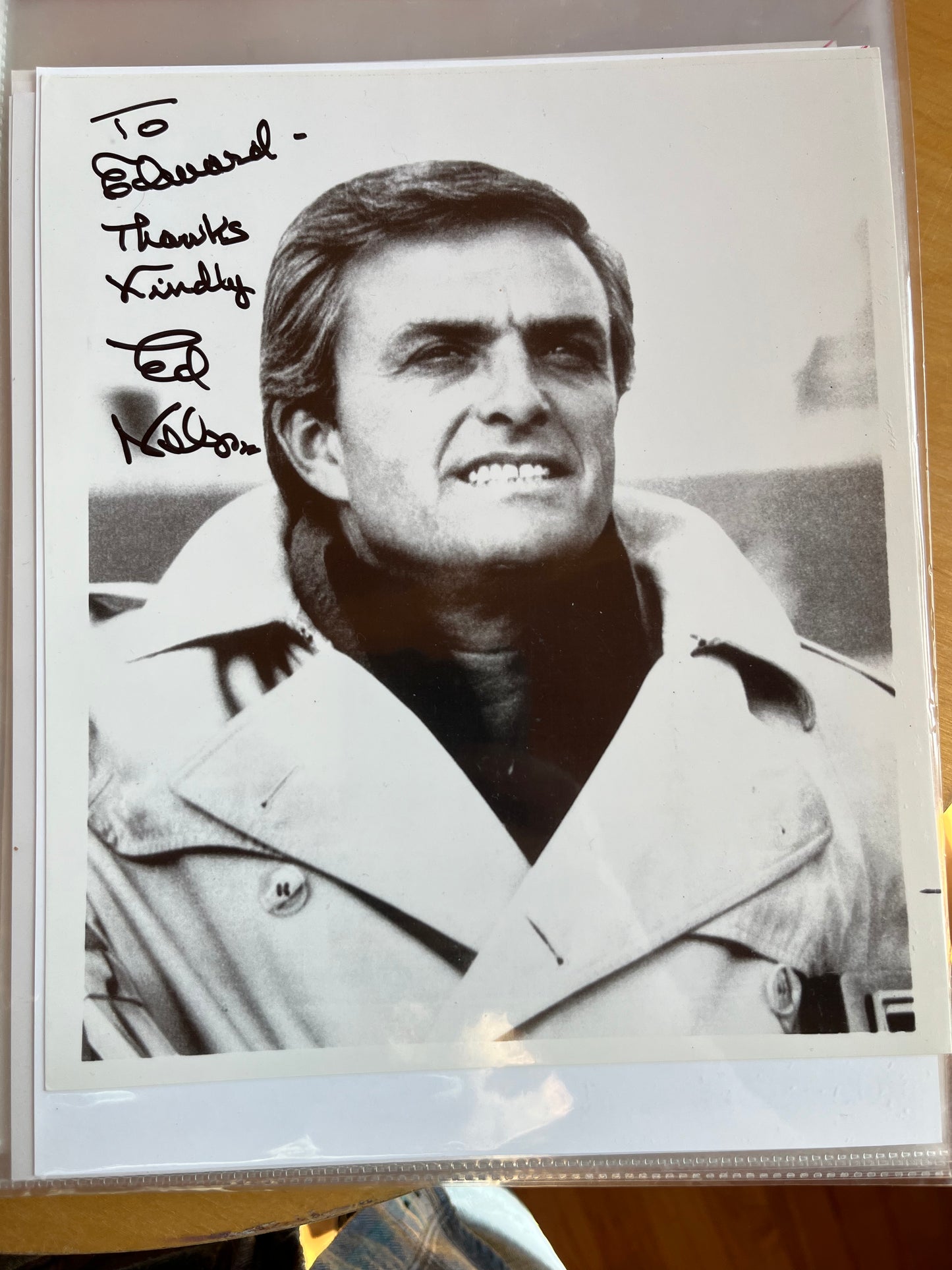 ED NELSON, star of PEYTON PLACE, actor, autograph
