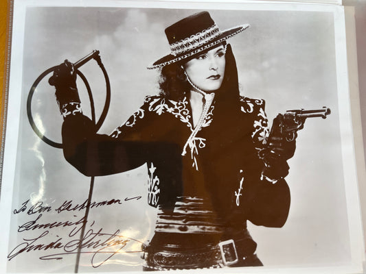 LINDA STIRLING, Zorro's Black Whip (cliffhanger serial), autograph