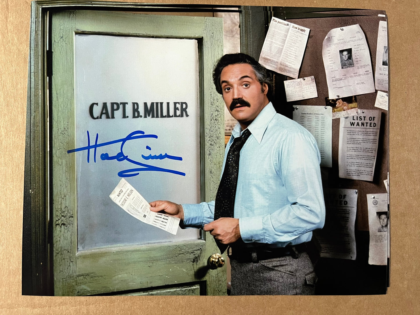 HAL LINDEN, Barney Miller actor, autograph