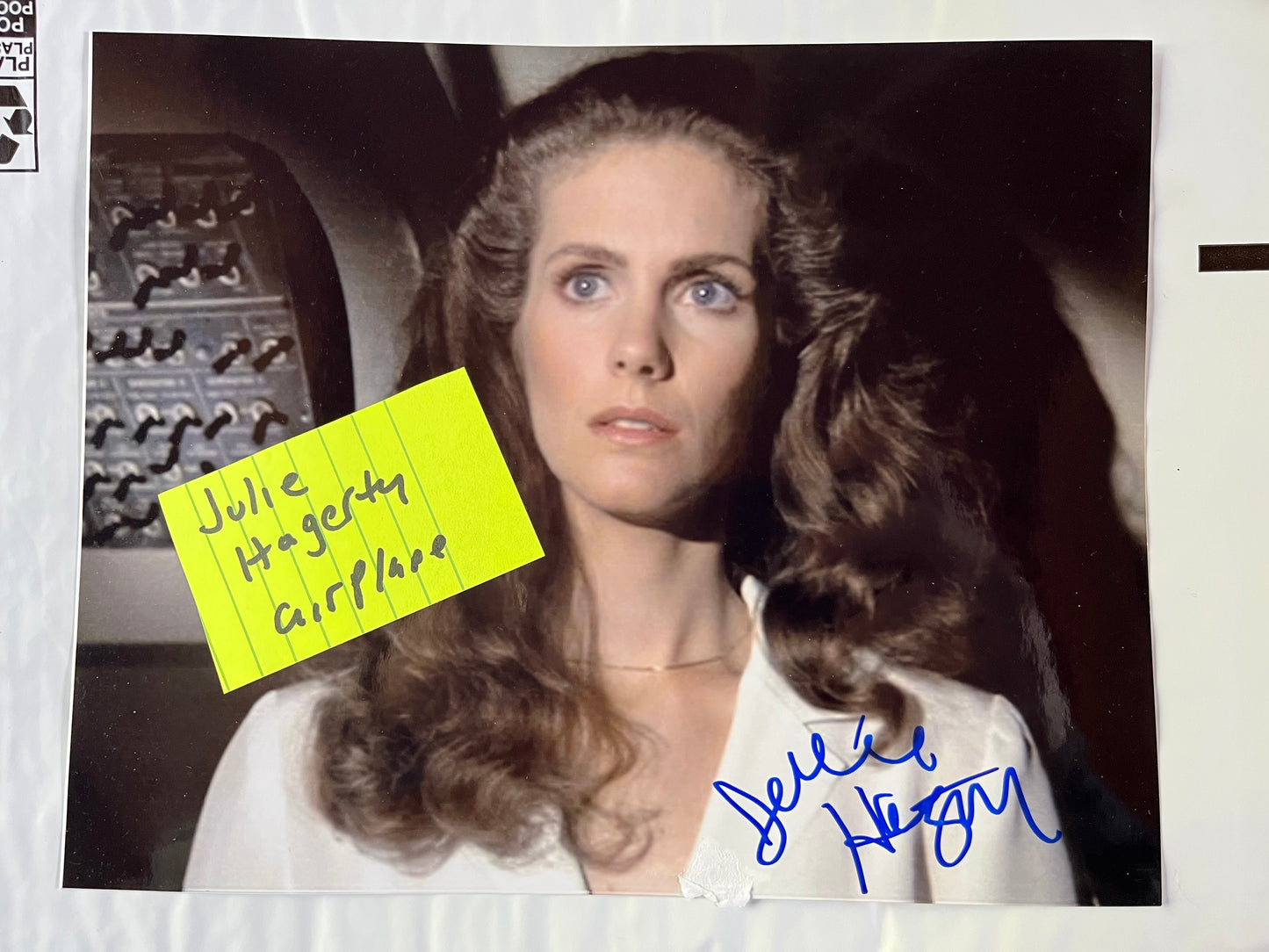 JULIE HAGERTY, Airplane, actress, autograph