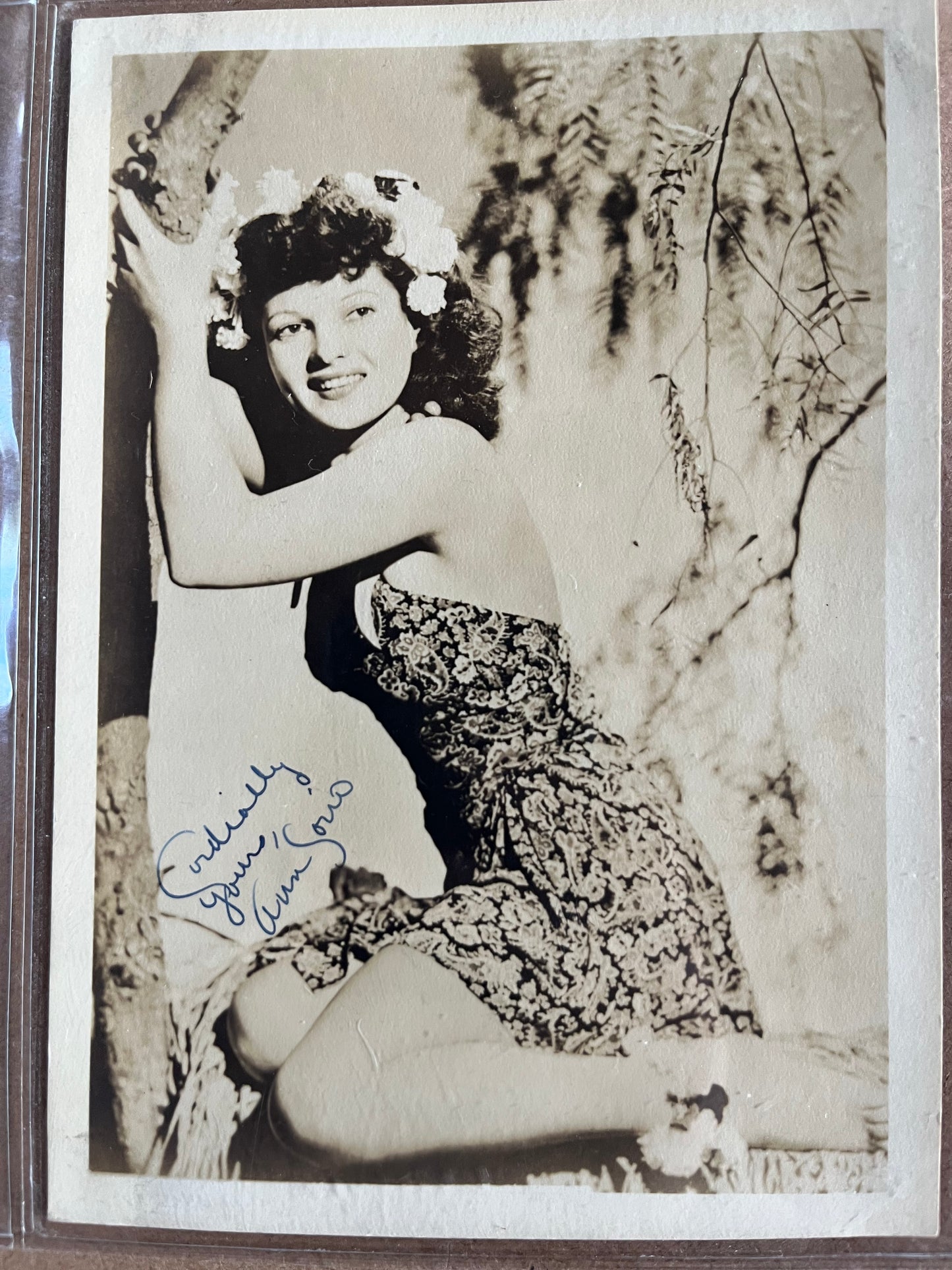 ANN CORIO, Jungle Siren, Sarong Girl (Autograph)