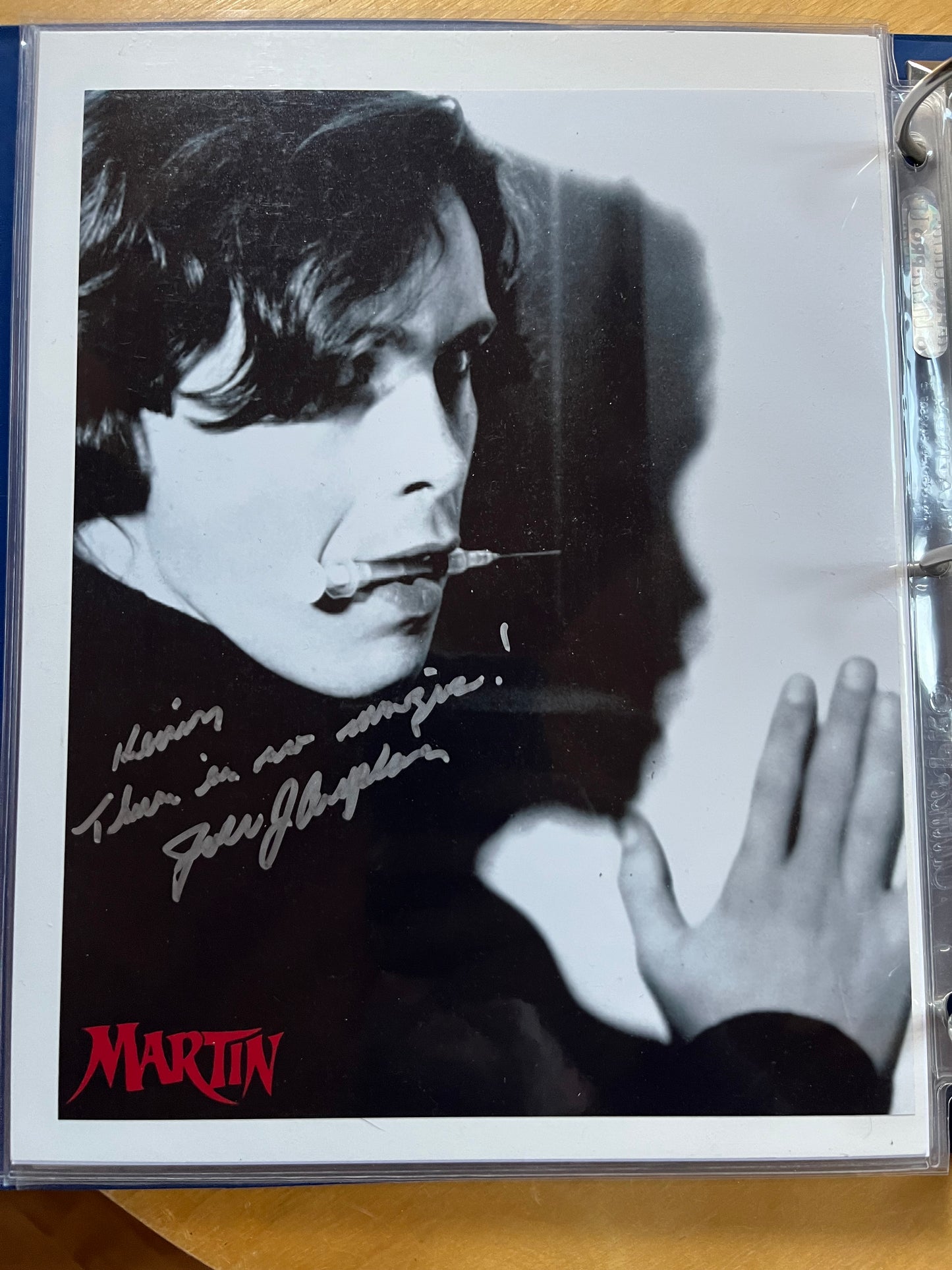 JOHN AMPLAS, Martin (1977), autograph