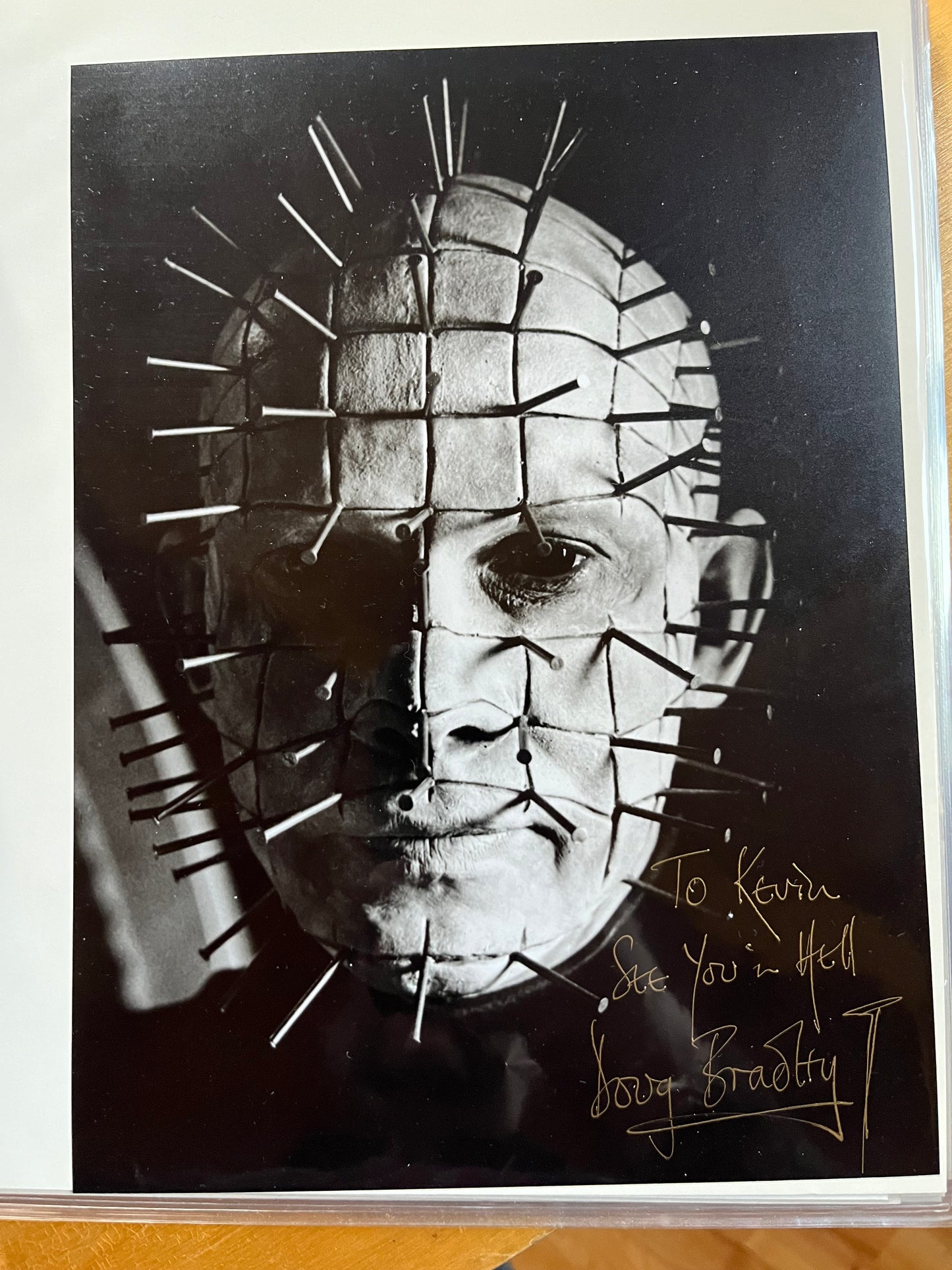 DOUG BRADLEY, Pinhead on Hellraiser, autograph