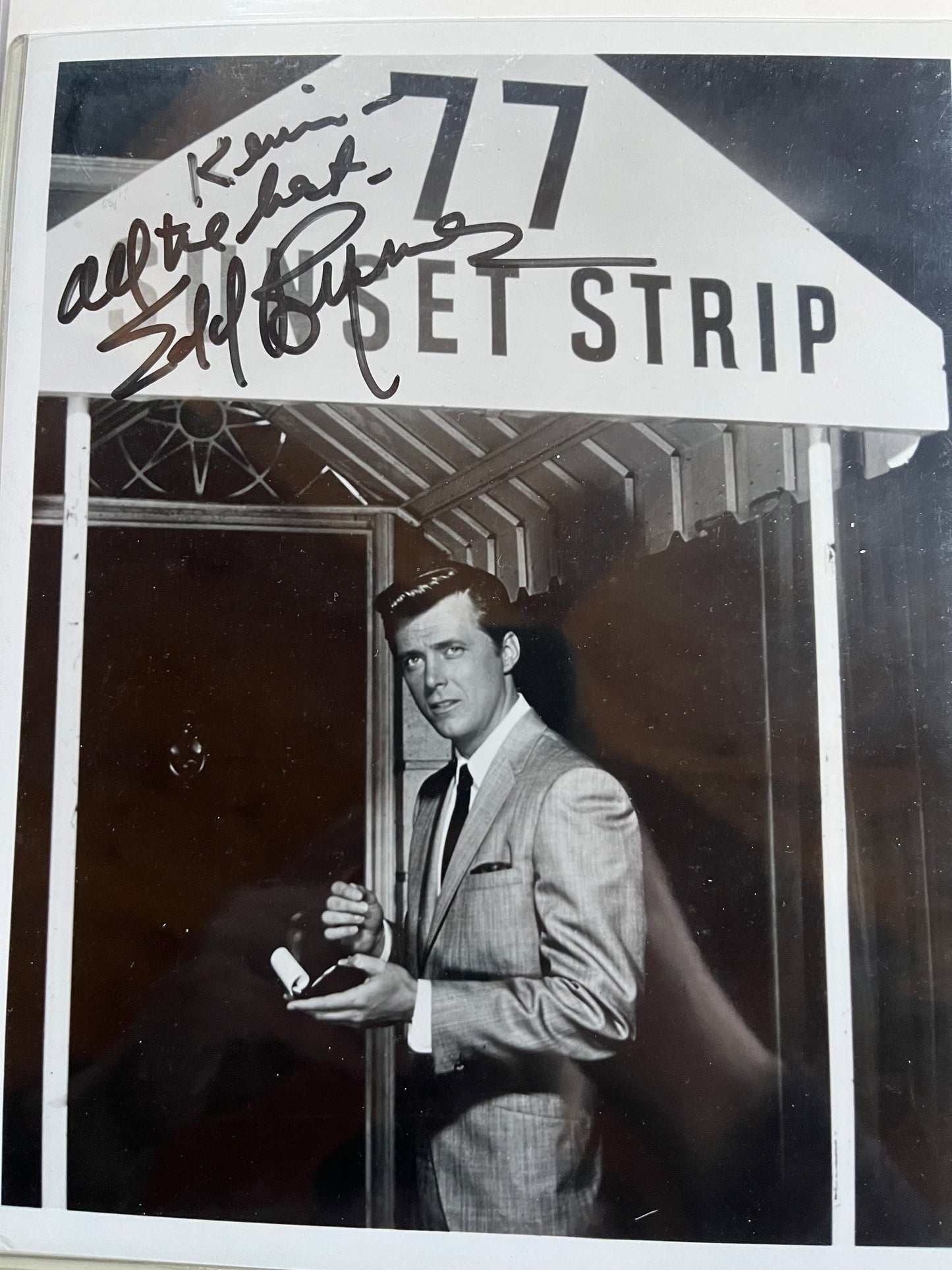 EDD BYRNES, 77 Sunset Strip, Grease, autograph