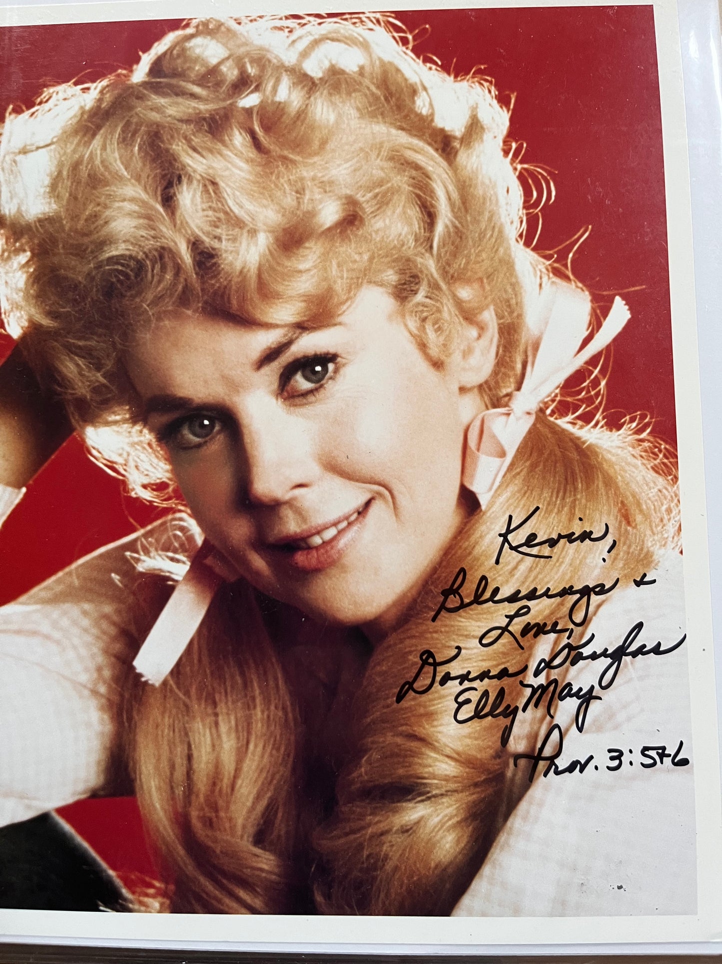 DONNA DOUGLAS, The Beverly Hillbillies, autograph