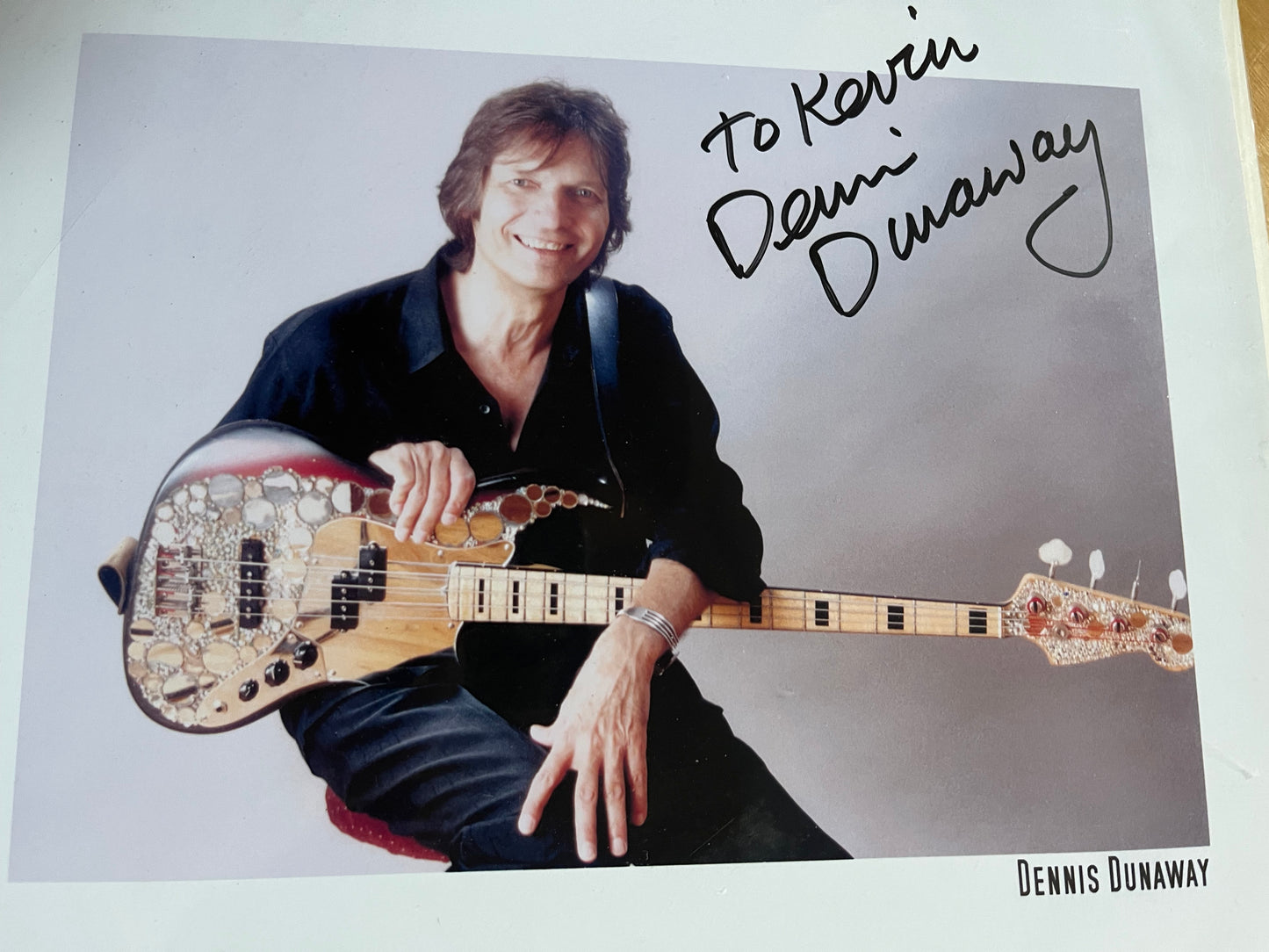 DENNIS DUNAWAY, autograph