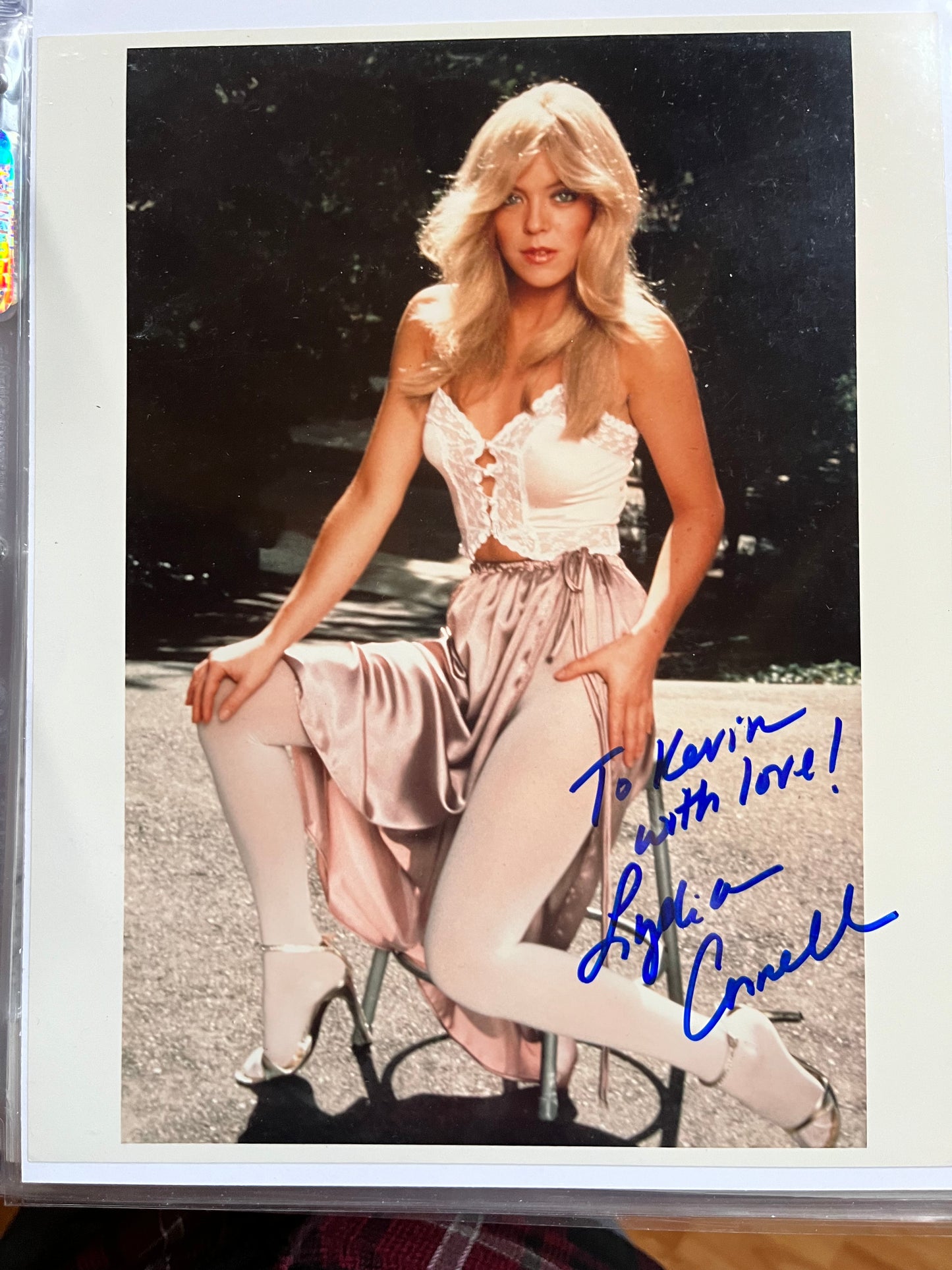 LYDIA CORNELL, Too Close for Comfort, autograph