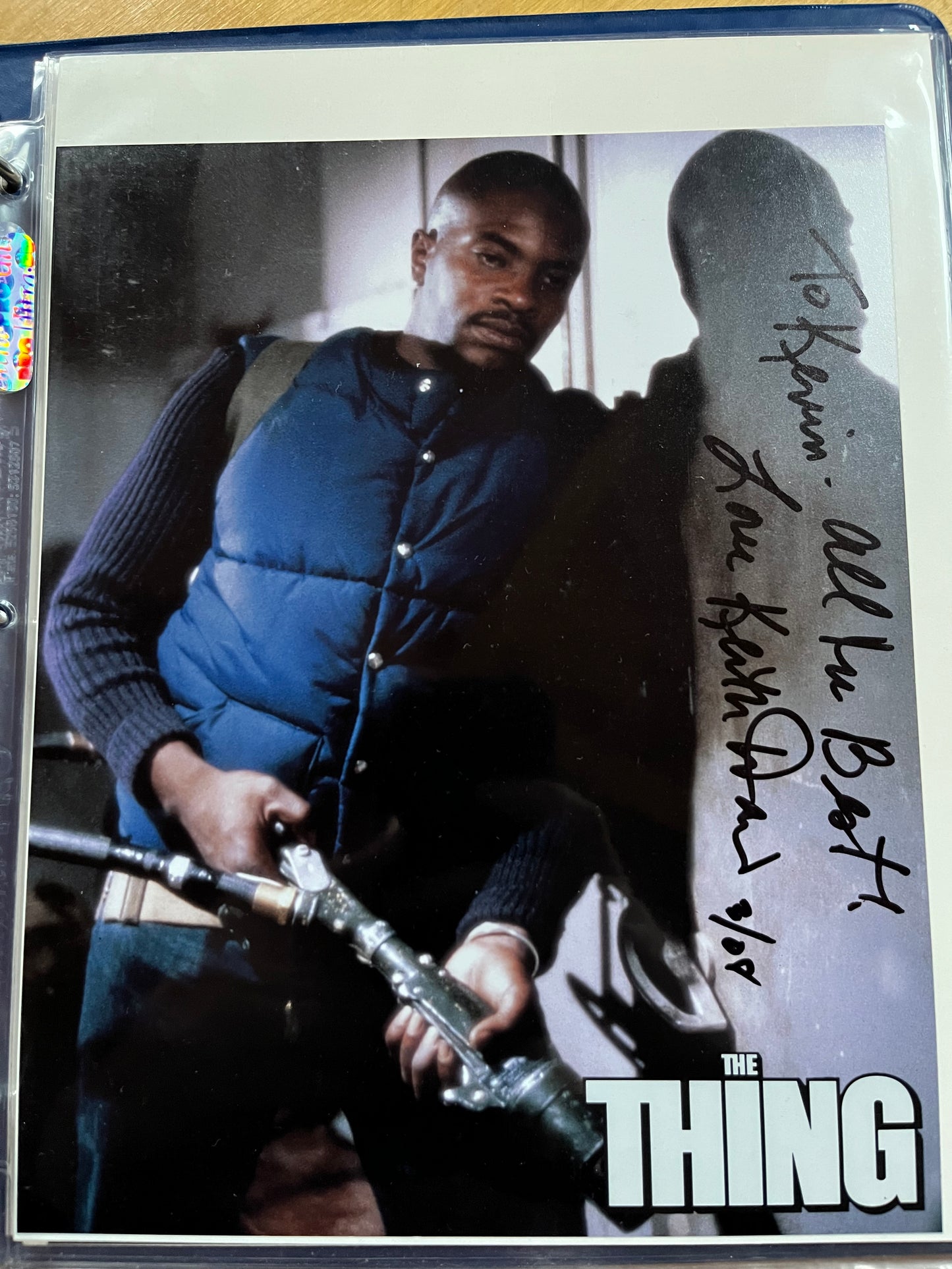 KEITH DAVID, The Thing, autograph