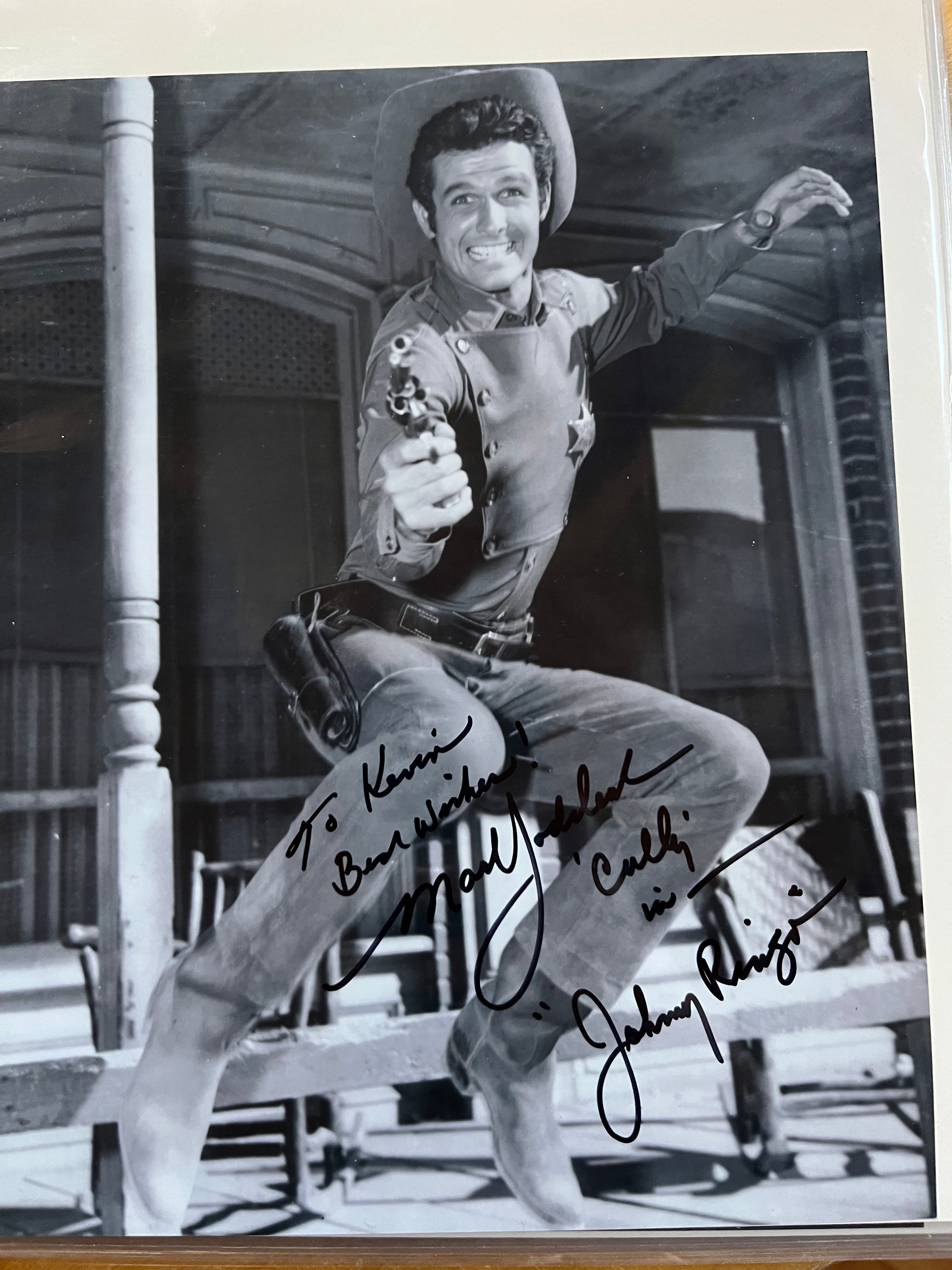 MARK GODDARD, Johnny Ringo TV series, autograph – Williamsburg ...