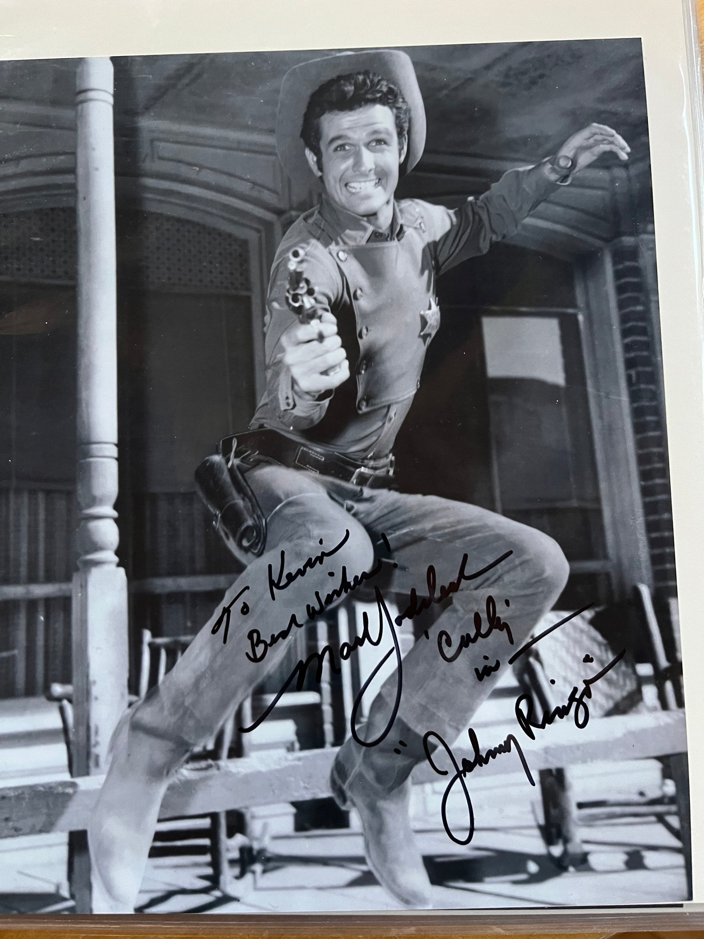 MARK GODDARD, Johnny Ringo TV series, autograph