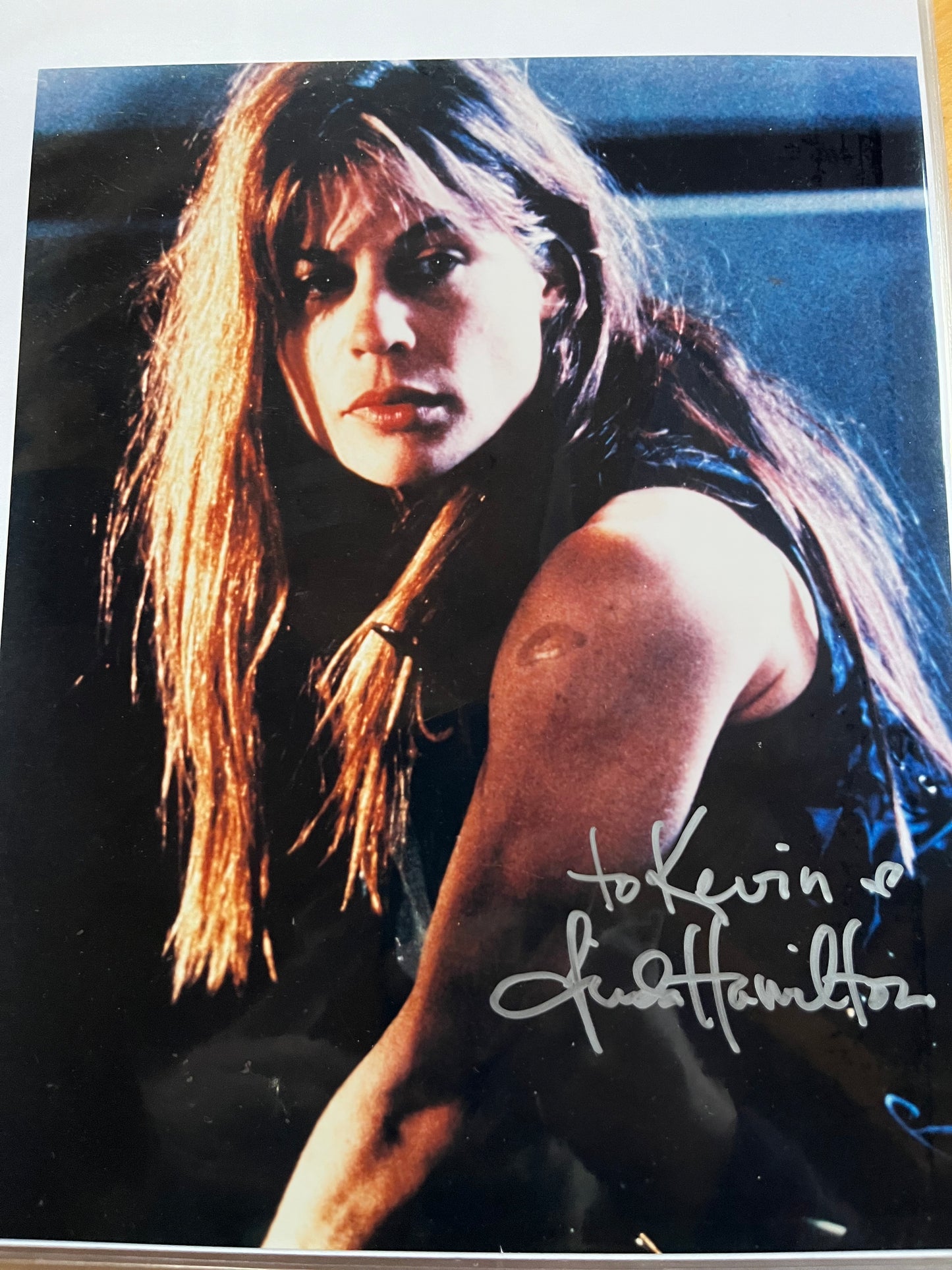 LINDA HAMILTON, The Terminator, autograph