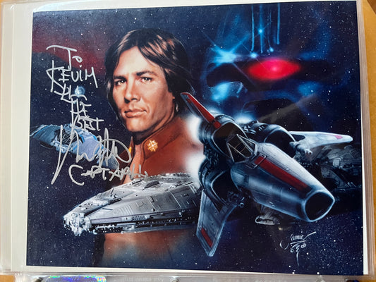 RICHARD HATCH, Battlestar Gallactica, autograph