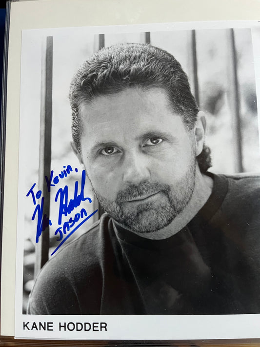 KANE HODDER, Jason on Friday the 13th movies, autograph