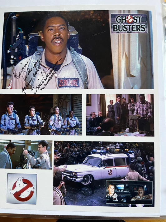 ERNIE HUDSON, Ghost Busters, autograph