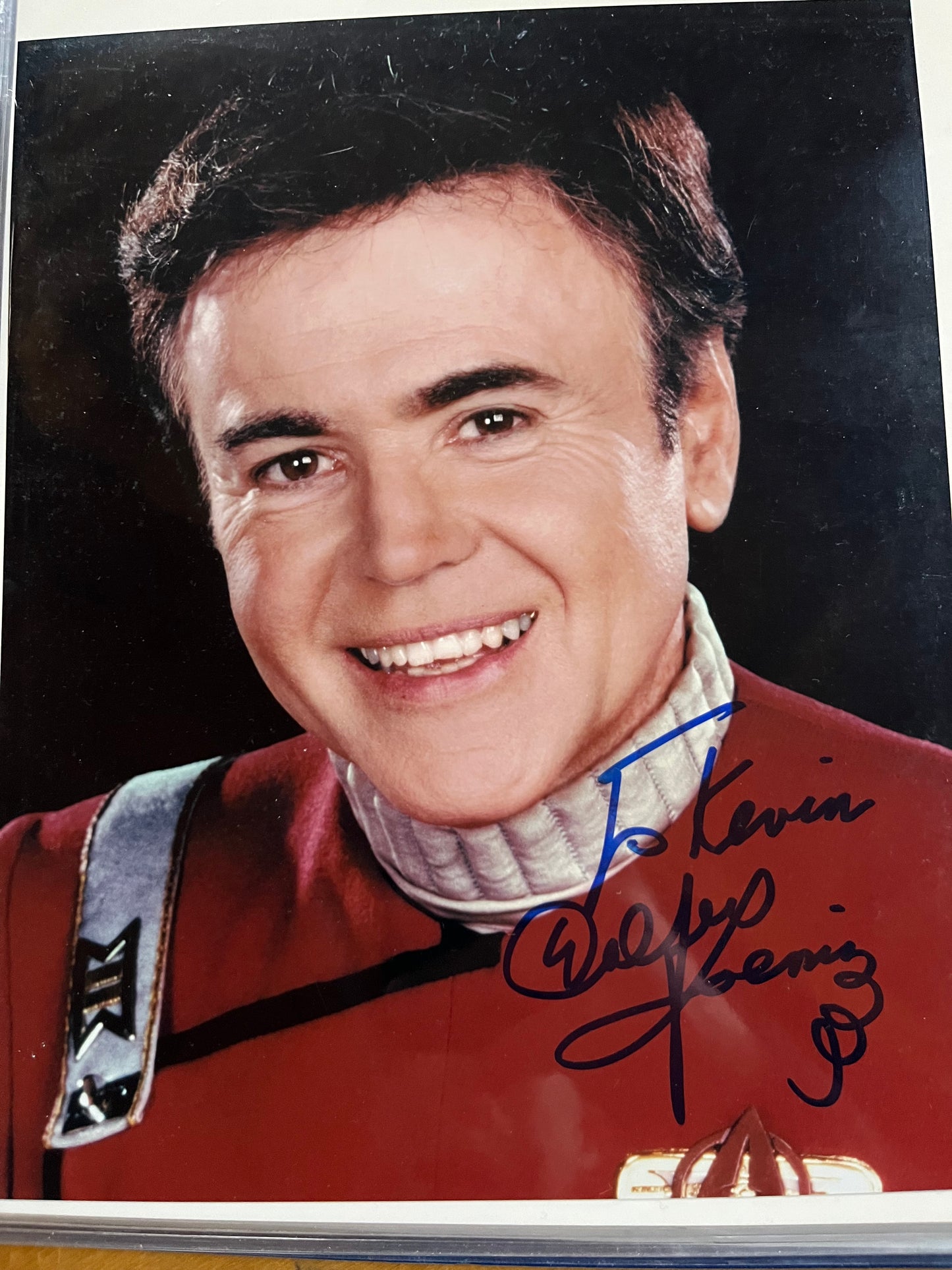 WALTER KOENIG, Ensign Chekov on Star Trek, autograph